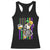 Mardi Gras Beer Lover American Flag Fat Tuesday Parade Racerback Tank Top TS09 Black Print Your Wear