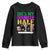 Mardi Gras Couple Matching Youth Sweatshirt She's My Drunker Half TS09 Black Print Your Wear