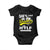 Mardi Gras Baby Onesie She's My Drunker Half Matching Couple TS09 Black Print Your Wear