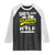 Mardi Gras Raglan Shirt She's My Drunker Half Matching Couple TS09 Black White Print Your Wear