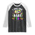 Mardi Gras Raglan Shirt I Got The Baby Funny Pregnancy Announcement TS09 Black White Print Your Wear