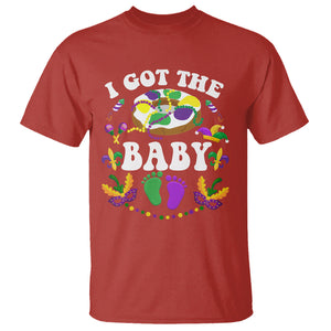 Mardi Gras T Shirt I Got The Baby Funny Pregnancy Announcement TS09 Red Printyourwear