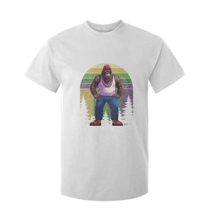 Funny Mardi Gras Bigfoot Sasquatch Funny Fat Tuesday Parade T Shirt For Kid TS09 White Print Your Wear