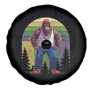 Funny Mardi Gras Bigfoot Sasquatch Funny Fat Tuesday Parade Spare Tire Cover TS09 Print Your Wear