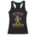 Mardi Gras Racerback Tank Top Don't Make Me Go All Voodoo On You Creepy Doll TS09 Black Print Your Wear