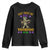Mardi Gras Youth Sweatshirt Don't Make Me Go All Voodoo On You Creepy Doll TS09 Black Print Your Wear