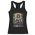 Mardi Gras Racerback Tank Top Voodoo Queen Skeleton Witch Creepy Skull TS09 Black Print Your Wear