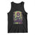 Mardi Gras Tank Top Voodoo Queen Skeleton Witch Creepy Skull TS09 Black Print Your Wear