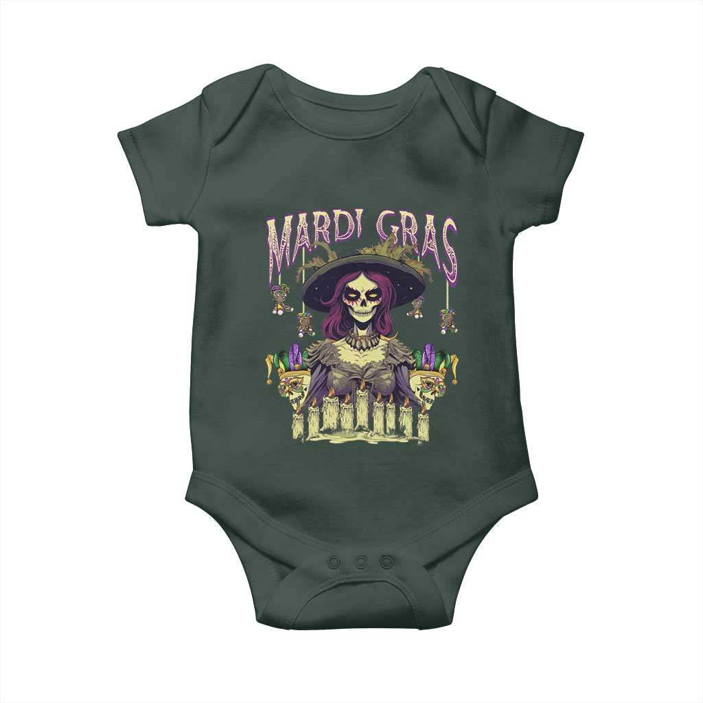 Mardi Gras Baby Onesie Voodoo Queen Creepy Doll TS09 Print Your Wear