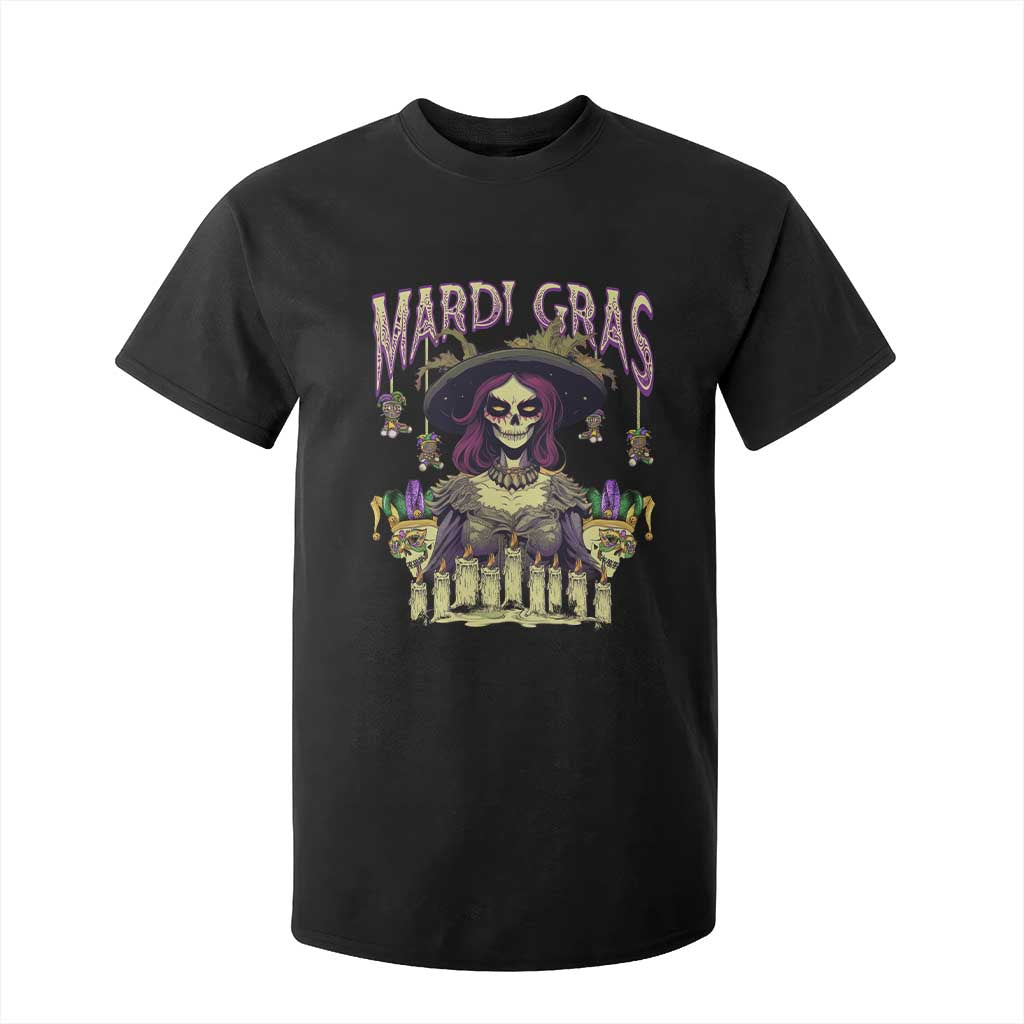 Mardi Gras T Shirt For Kid Voodoo Queen Creepy Doll TS09 Black Print Your Wear