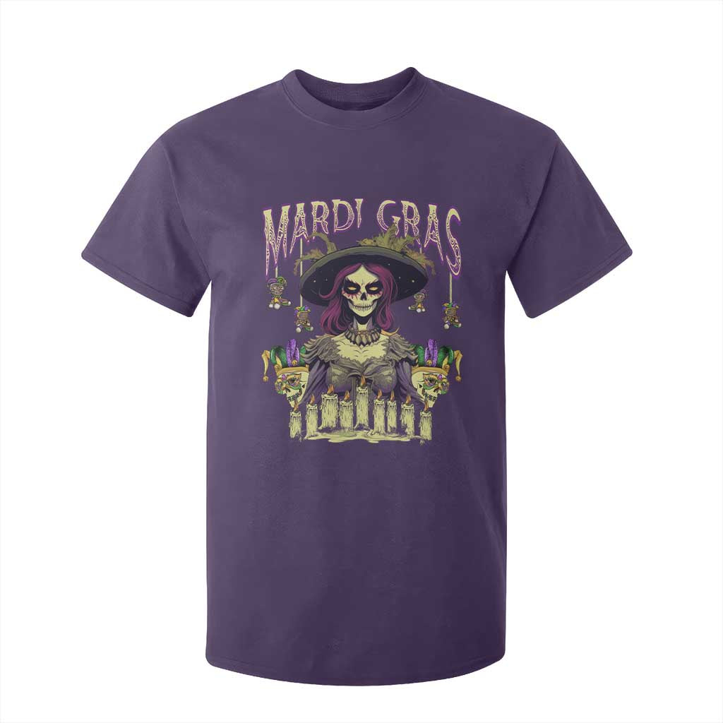 Mardi Gras T Shirt For Kid Voodoo Queen Creepy Doll TS09 Purple Print Your Wear