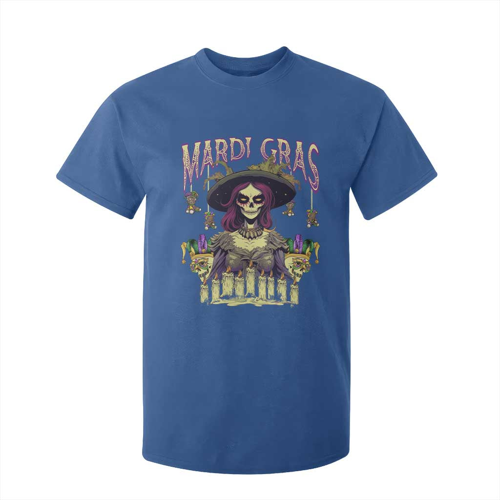 Mardi Gras T Shirt For Kid Voodoo Queen Creepy Doll TS09 Royal Blue Print Your Wear