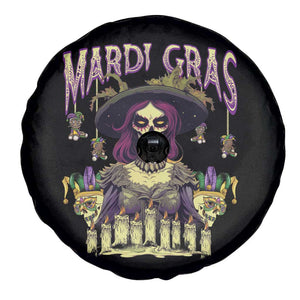 Mardi Gras Spare Tire Cover Voodoo Queen Creepy Doll TS09 Print Your Wear