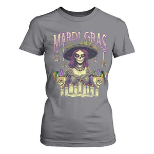 Mardi Gras T Shirt For Women Voodoo Queen Creepy Doll TS09 Charcoal Print Your Wear