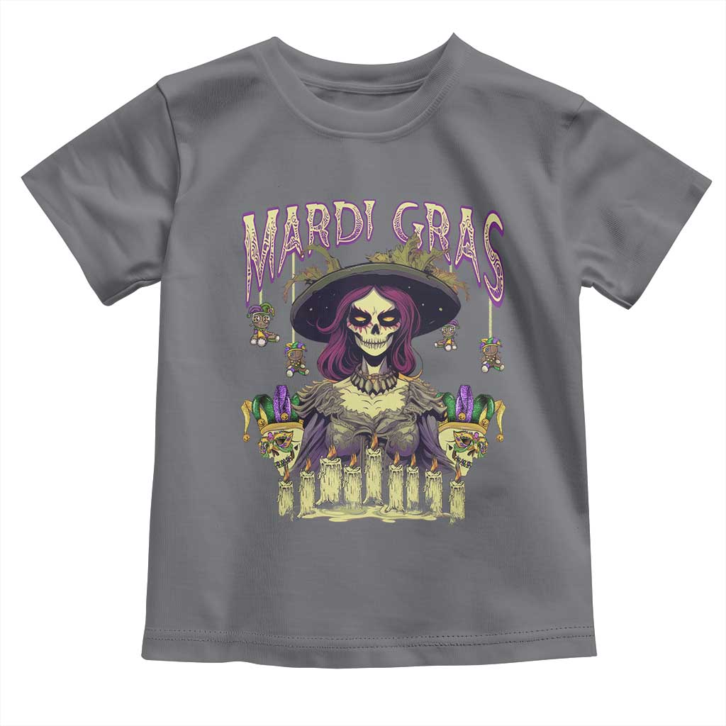 Mardi Gras Toddler T Shirt Voodoo Queen Creepy Doll TS09 Charcoal Print Your Wear