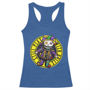 I Still Play With Doll Voodoo Mardi Gras Racerback Tank Top TS09 Royal Blue Print Your Wear