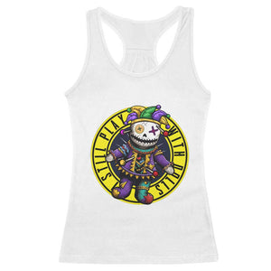 I Still Play With Doll Voodoo Mardi Gras Racerback Tank Top TS09 White Print Your Wear