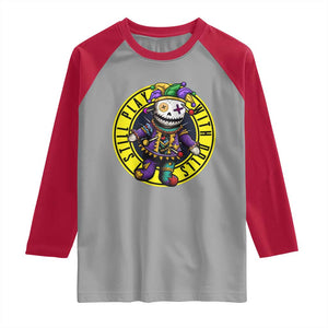 I Still Play With Doll Voodoo Mardi Gras Raglan Shirt TS09 Sport Gray Red Print Your Wear