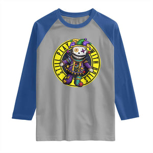 I Still Play With Doll Voodoo Mardi Gras Raglan Shirt TS09 Sport Gray Royal Print Your Wear