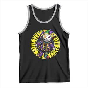 I Still Play With Doll Voodoo Mardi Gras Tank Top TS09 Black Athletic Heather Print Your Wear