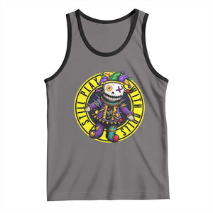 I Still Play With Doll Voodoo Mardi Gras Tank Top TS09 Deep Heather Black Print Your Wear