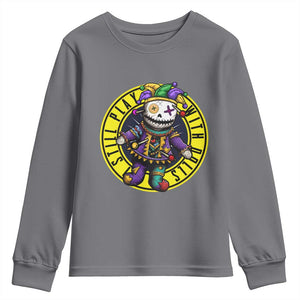 I Still Play With Doll Voodoo Mardi Gras Youth Sweatshirt TS09 Charcoal Print Your Wear