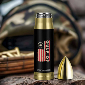 Gulf Of America Bullet Tumbler American Flag Trump 47 2025 TS09 Print Your Wear