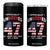 Funny Trump 4 in 1 Can Cooler Tumbler Unbidened By What Has Been Pun TS09 One Size: 16 oz Black Print Your Wear