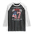 Funny Trump Raglan Shirt Unbidened By What Has Been Pun TS09 Black White Print Your Wear