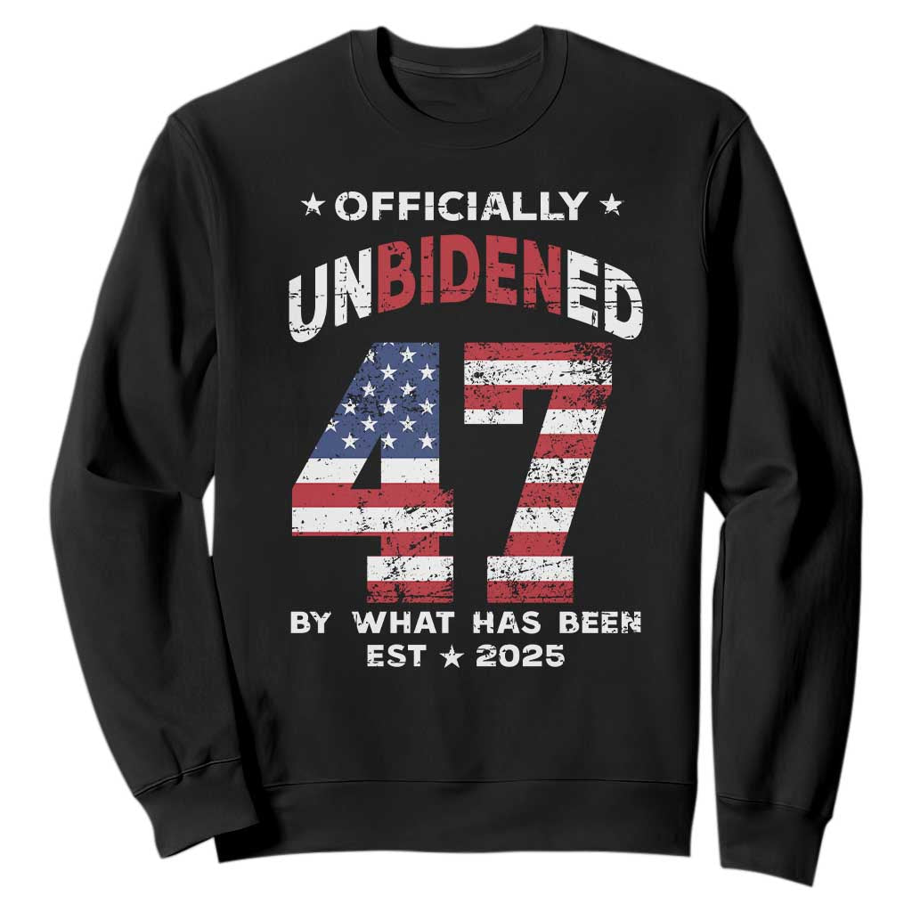 Funny Trump Sweatshirt Unbidened By What Has Been Pun TS09 Black Print Your Wear