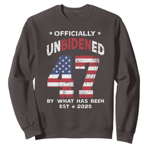 Funny Trump Sweatshirt Unbidened By What Has Been Pun TS09 Dark Chocolate Print Your Wear
