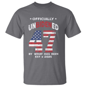 Funny Trump T Shirt Unbidened By What Has Been Pun TS09 Charcoal Print Your Wear