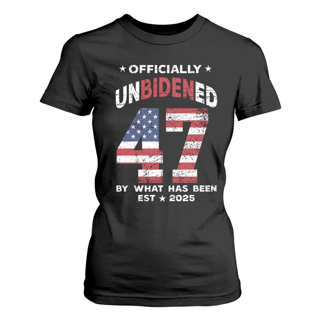Funny Trump T Shirt For Women Unbidened By What Has Been Pun TS09 Black Print Your Wear