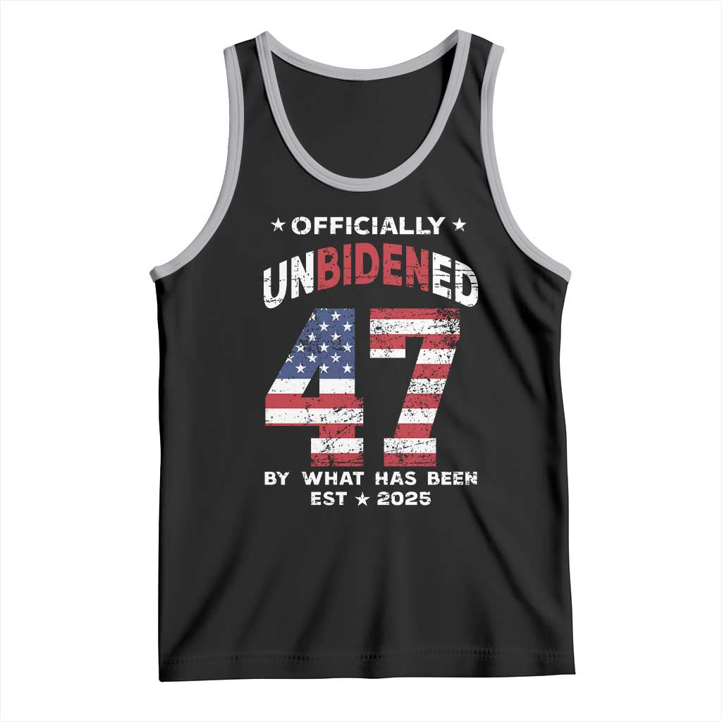 Funny Trump Tank Top Unbidened By What Has Been Pun TS09 Black Athletic Heather Print Your Wear