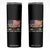 Trump 2025 Skinny Tumbler Pun Unbidened By What Has Been American Flag TS09 Black Print Your Wear