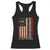 Trump 2025 Racerback Tank Top Unburdened By What Has Been American Flag TS09 Black Print Your Wear