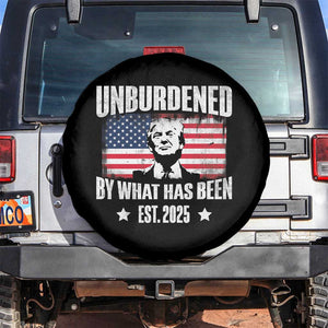Trump 47 Spare Tire Cover Unburdened By What Has Been Est 2025 TS09 No hole Black Print Your Wear