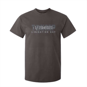 Trump Liberation Day T Shirt For Kid Inauguration Day January 20th 2025 TS09 Dark Chocolate Print Your Wear