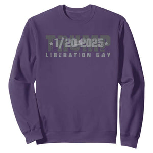 Trump Liberation Day Sweatshirt Inauguration Day January 20th 2025 TS09 Purple Print Your Wear