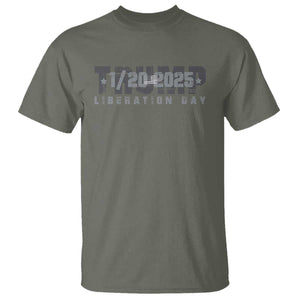 Trump Liberation Day T Shirt Inauguration Day January 20th 2025 TS09 Military Green Print Your Wear