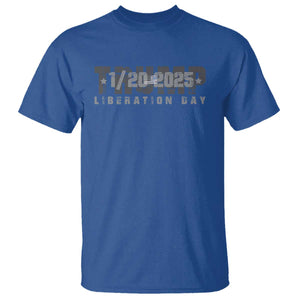 Trump Liberation Day T Shirt Inauguration Day January 20th 2025 TS09 Royal Blue Print Your Wear