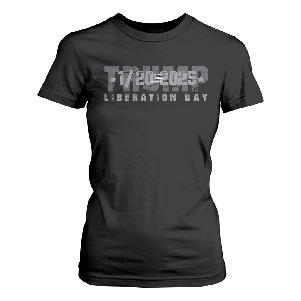 Trump Liberation Day T Shirt For Women Inauguration Day January 20th 2025 TS09 Black Print Your Wear