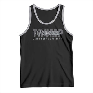Trump Liberation Day Tank Top Inauguration Day January 20th 2025 TS09 Black Athletic Heather Print Your Wear