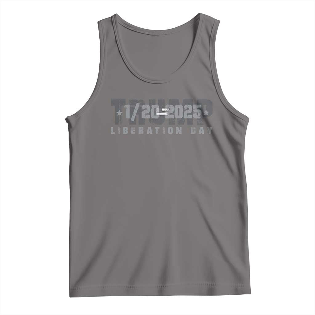Trump Liberation Day Tank Top Inauguration Day January 20th 2025 TS09 Deep Heather Print Your Wear