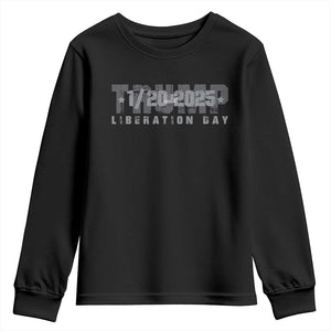 Trump Liberation Day Youth Sweatshirt Inauguration Day January 20th 2025 TS09 Black Print Your Wear