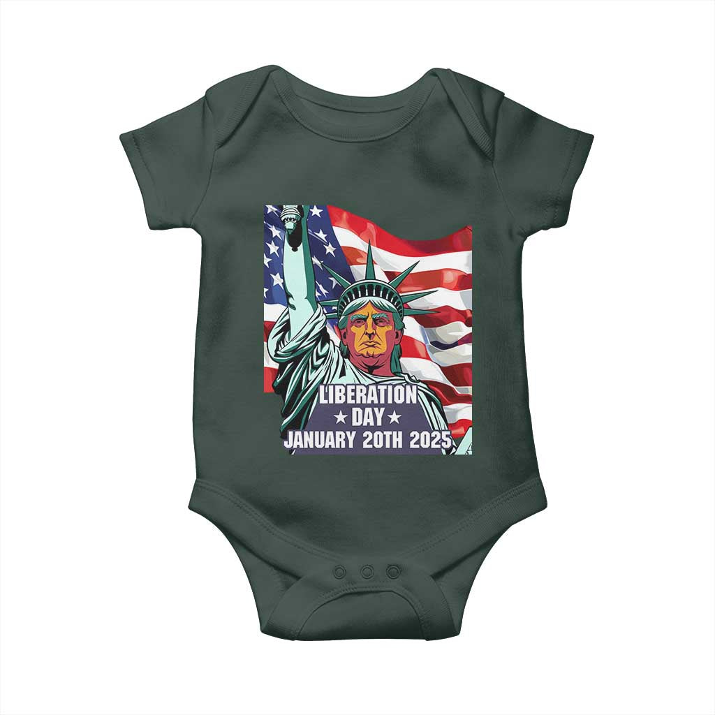 Trump Liberation Day Baby Onesie Statue Of Liberty January 20th 2025 TS09 Print Your Wear