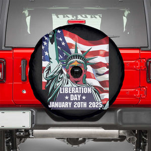 Trump Liberation Day Spare Tire Cover Statue Of Liberty January 20th 2025 TS09 Black Print Your Wear