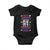 Funny Trump Elon Musk Baby Onesie Make Space Great Again TS09 Black Print Your Wear