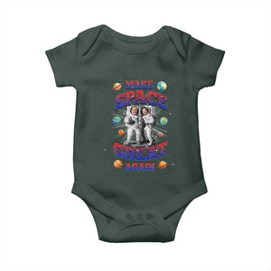 Funny Trump Elon Musk Baby Onesie Make Space Great Again TS09 Print Your Wear