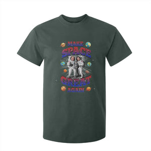 Funny Trump Elon Musk T Shirt For Kid Make Space Great Again TS09 Dark Forest Green Print Your Wear